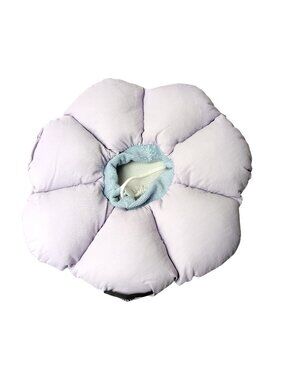 Hidream Adult Cat Purple Flower-Shaped Adjustable Cushioned Cone